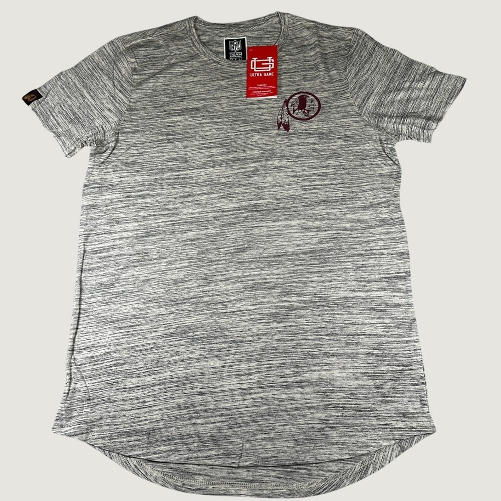 Washington Redskins NFL Ultra Game Men's Gray T-Shirt Size L NWT